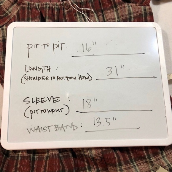 NEW Paper Crane Womens Small Plaid Squared Neck Button Dress Fall NWT $54 - Picture 12 of 12